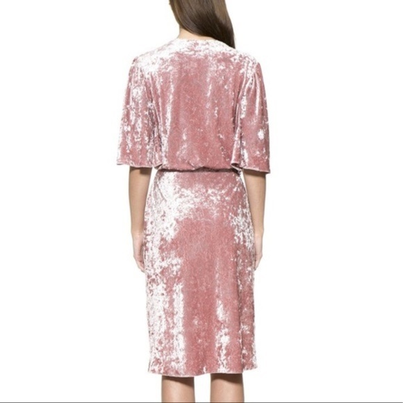 NWT Alexia Admor crushed velvet rose wrap dress 3X - Picture 3 of 10